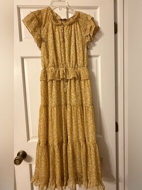 Moon River | Dresses | Moon River Puffed Sleeve Maxi | Poshmark